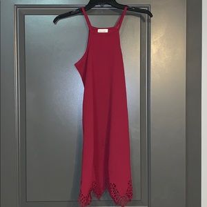 Peach Royal S Maroon Dress